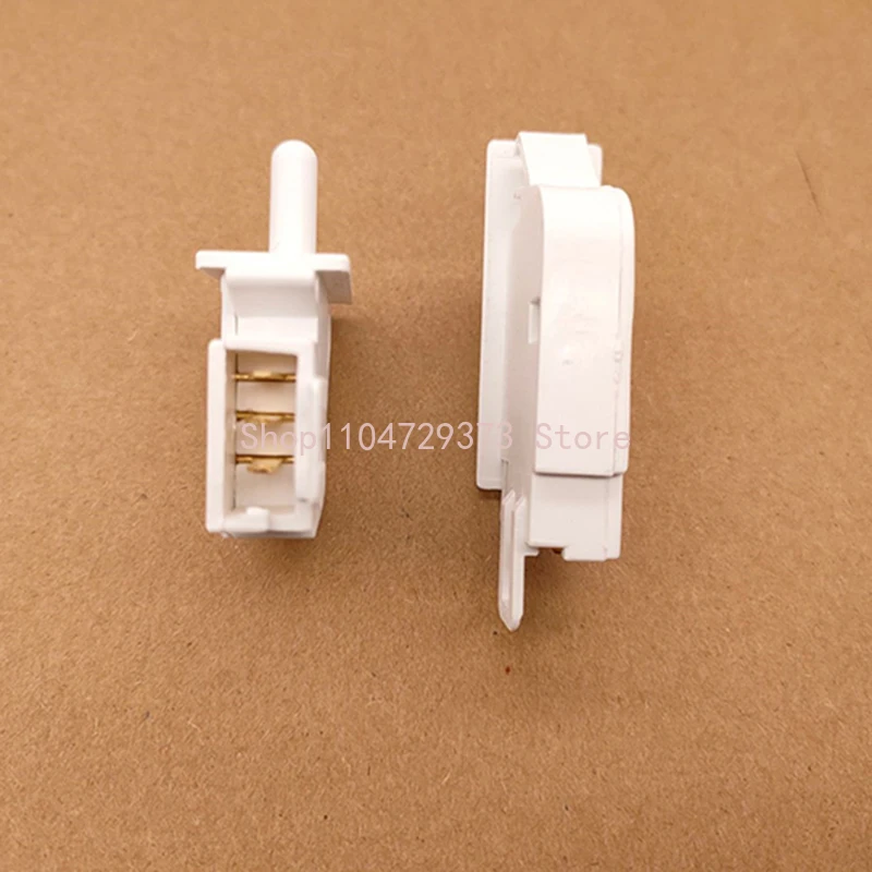 1 قطعة للثلاجة تحسين المنزل الباب مفتاح الإضاءة البلاستيك واسعة النطاق الجهد المدخلات العلامة التجارية الجديدة مفتاح بـزر دفع أدوات #6