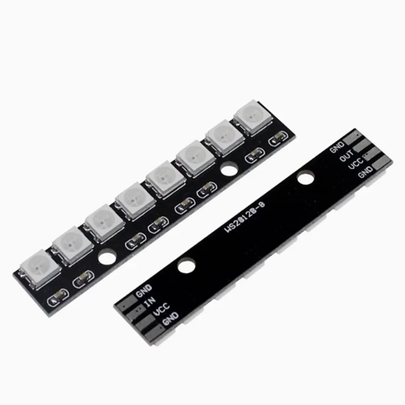 1 pz WS2812B LED a colori barra luminosa microcontrollore luce programmabile con modulo driver luce LED RGB WS2812
