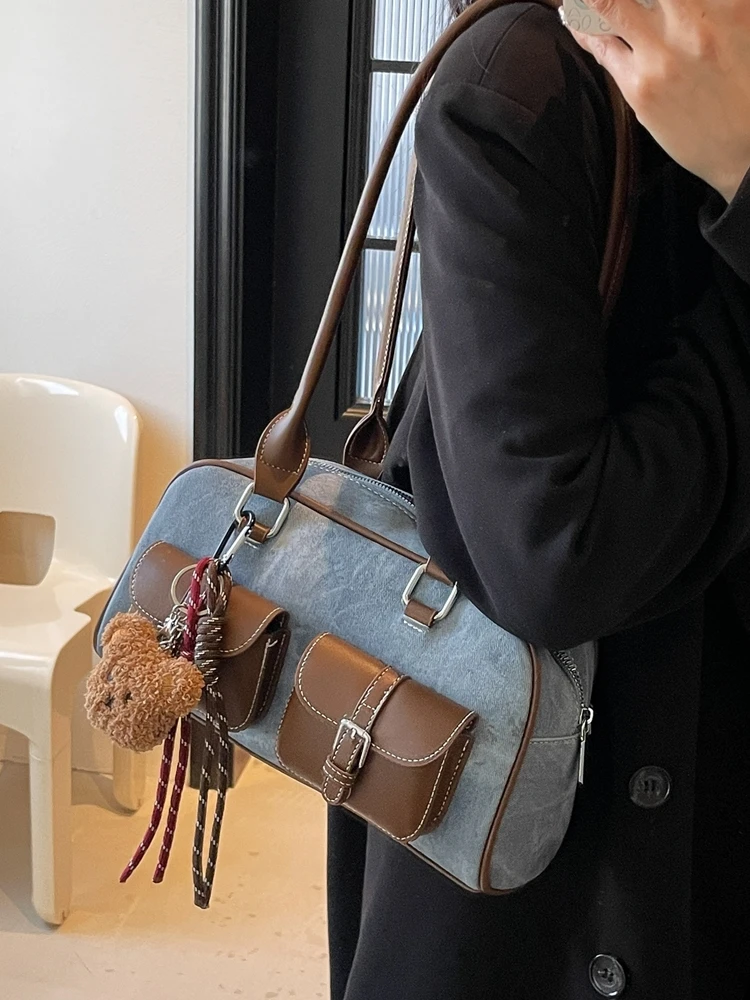 

Faionable Multi-ket Casual Underarm Bag Women's oulder Bag 2024 New Sle Versatile Leisure Handbag for Young Women