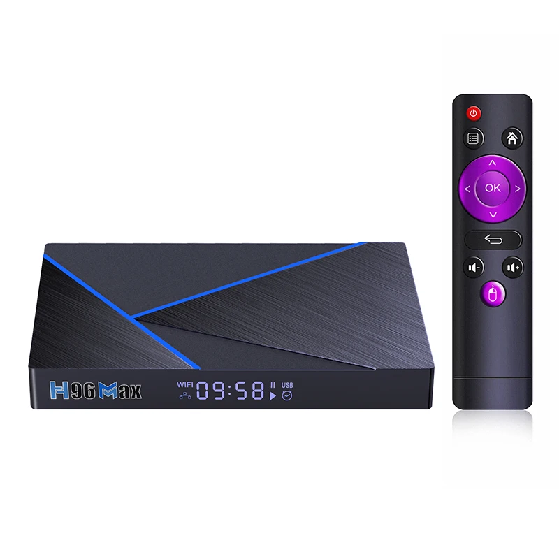 Smart TV Box H96 MAX V56 RK3566 Android 12 1000M 2.4G&5G WiFi 4K 8K BT 4GB 32GB 8GB 64GB Media Player Set Top Box TVBOX