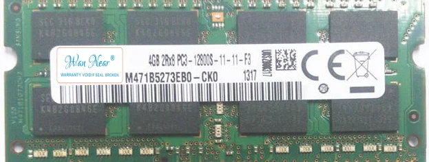 

Для 4GB PC3-12800S DDR3 1600 M471B5273EBO-CKO Notebook 4G