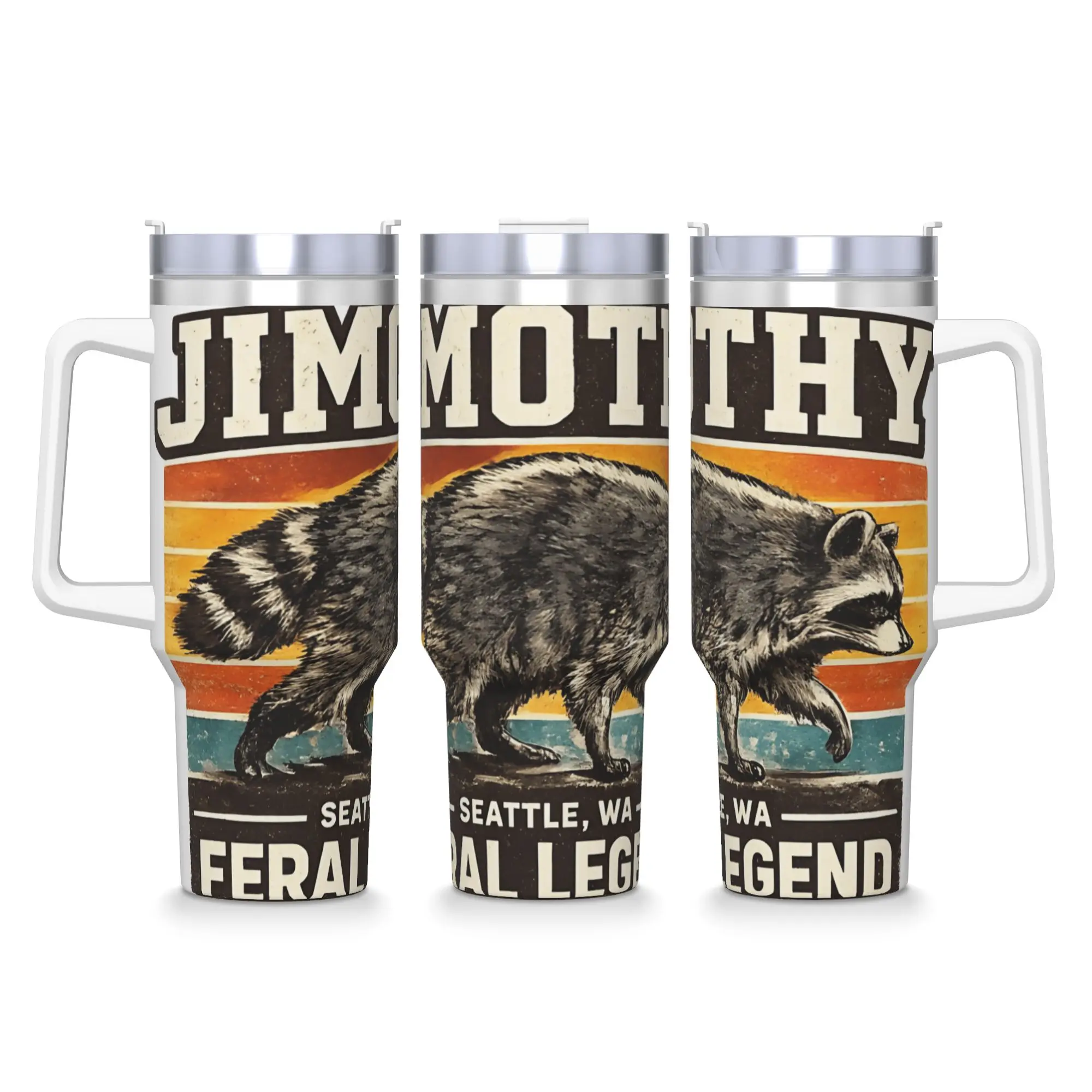 Jimothy Meme Tumbler  Cold Drink Water Bottle Leakproof Stainless Steel Coffee Mug Custom Travelist Car Mugs