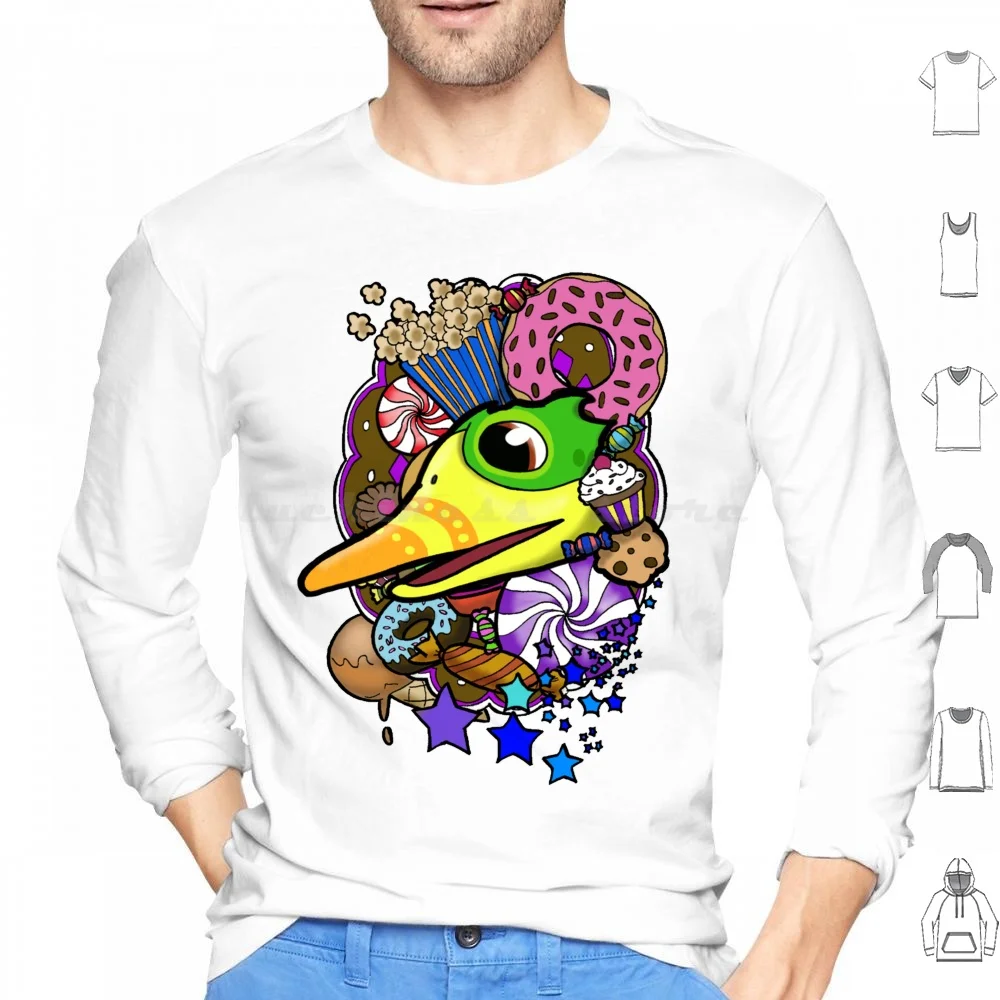 Viva Pinata-Collage! Hoodie Cotton Long Sleeve Viva Pinata Viva Pinata Animals Party Sweets Candy Candies Chocolate