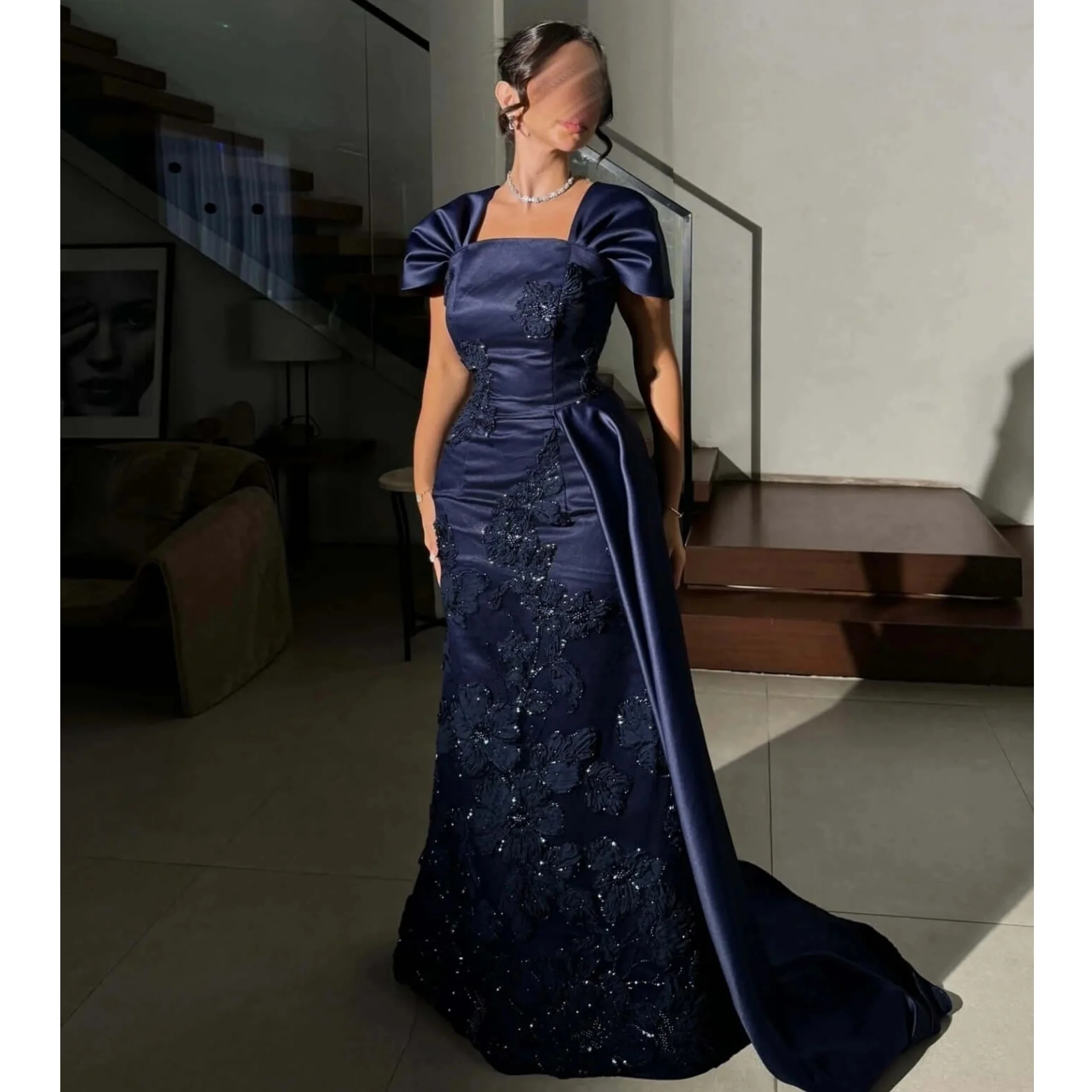 

Luxurious Mermaid Prom Dresses Elegant Formal Evening Gowns for Arabic Special Events Long Lace Robe de Soriee Customized