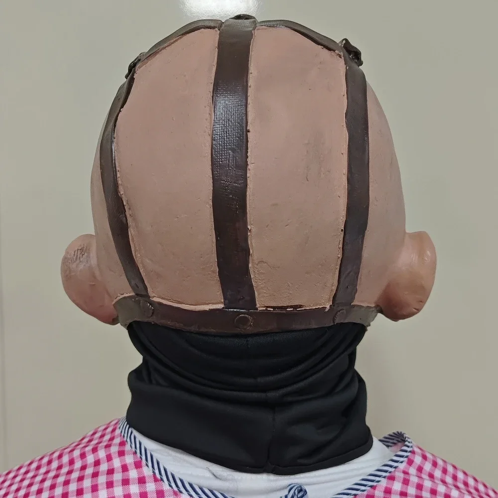 2025halloweenMasque de Clown à dents douces, fête d'halloween, masque de Clown tueur torsadé d'horreur, film de jeu Cosplay