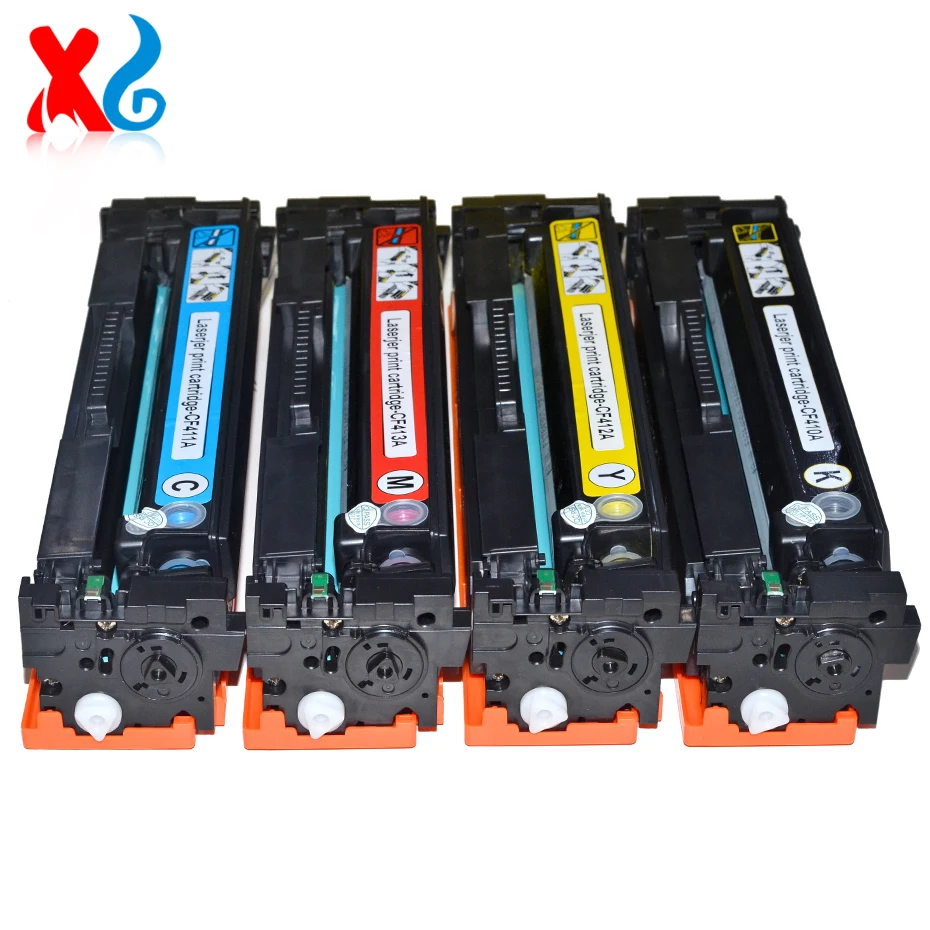 1SET with chip Compatible CF410A CF411a CF412a Toner Cartridge For HP LaserJet Pro M377dw M452dn M452dw M452nw M477fdw m477fnw