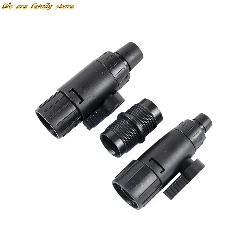 1PCS 12mm/16mm Double Tap Quick Release Connector Aquarium Water Control Valve Hose Pipe Aquarium System Kit Fitting Accessories