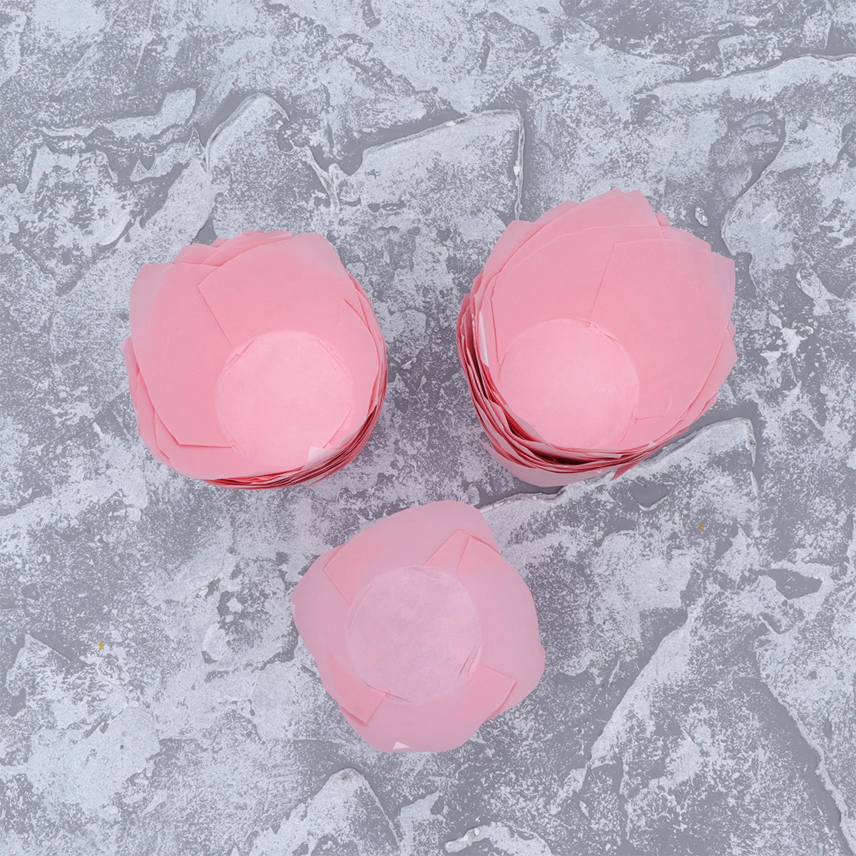 

100 Pcs Cake Tray Cup Cupcake Liners Baking Cups Muffin Mini Muffins Tulip Style Paper