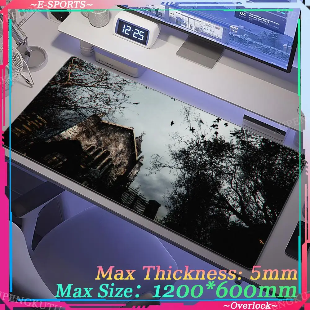 Mouse Pad Ergonomic mouse pads Desktop accessories Oversized Kawaii art Gaming R_resident_Evil_4