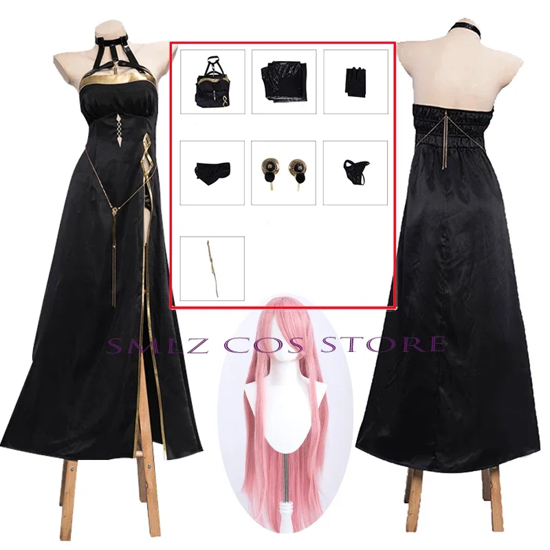 Adult Anya cosplay dress anime Anya forgerr cosplay new costume skirts wig set Halloween party outfits for women