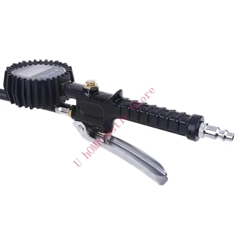 

63HF Truck Motorcycle Car Digital Tyre Pressure Gauge Air Inflator Tools 200 PSI