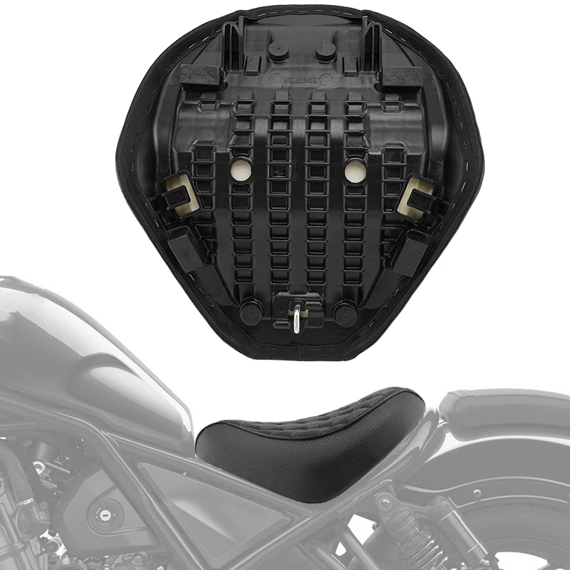 

For Honda Rebel CMX 1100 CM1100 CMX1100 2021 2022 2023 2024 2025 Motorcycle Black PU Leather Driver Front Seat Cushion