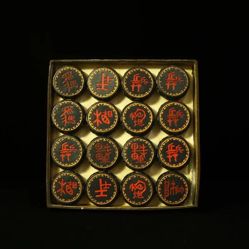 Qing Dynasty old ink edition, Hu Kaiwen collects 32 ink blocks set