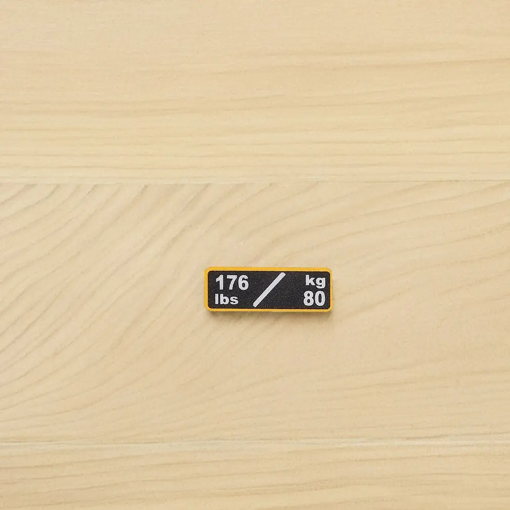 2 Sheets Self Adhesive Gym Equipment Labels Waterproof Weight Stickers Clear Number Tags for Strength Training Machines