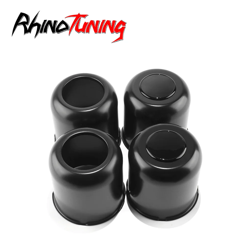 Rhino Tuning  2pcs/4pcs 114mm(4.49in)(+ -1mm)/108mm(4.25in)(+ -1mm) Push Through Open End Wheel Center Hub Caps Auto Parts