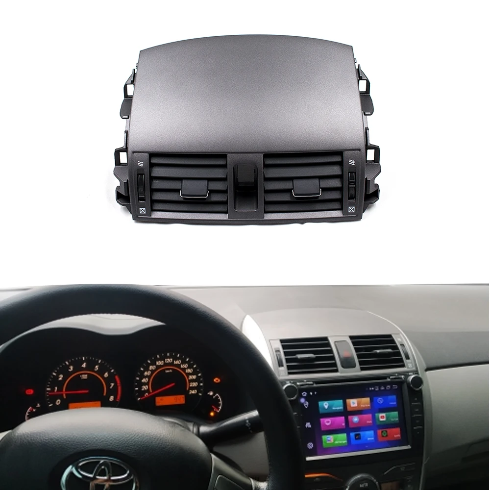 Car A/C Air Conditioning For Toyota Corolla Altis 2007 2008 2009 2010 2011 2012 2013 Middle Air Vent Outlet Panel Grille Cover