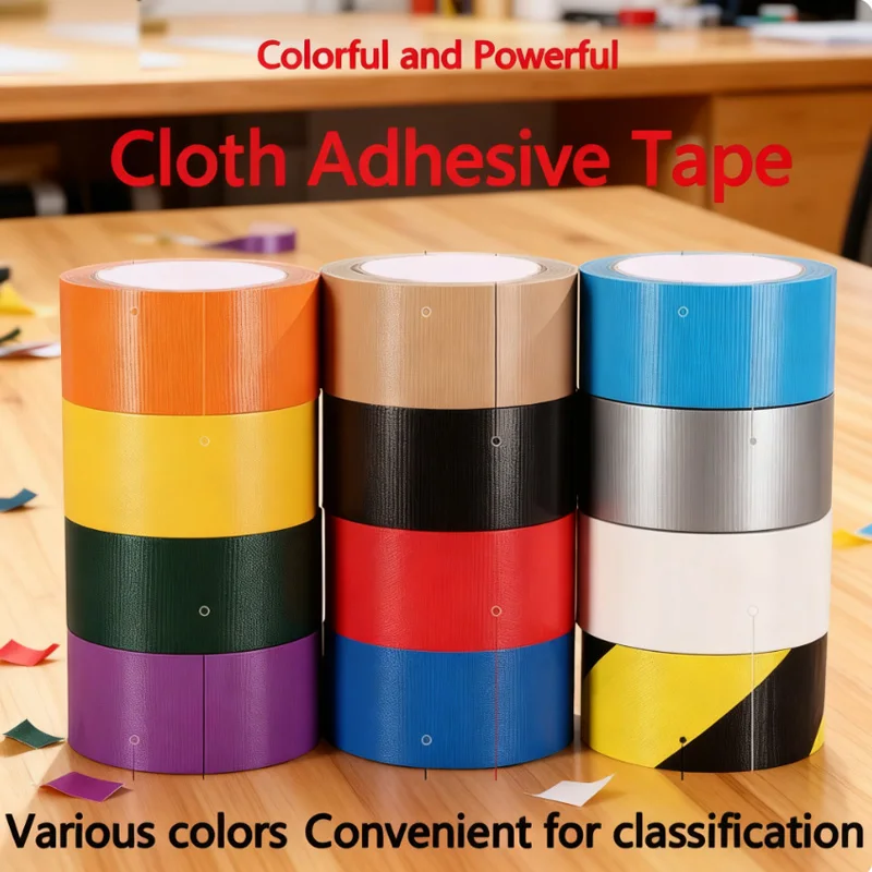 

Gray Single-Sided Heavy-Duty Cloth Tape, Special Protective Floor Film for Tile Installation, Residue-Free and Non-Marking Color