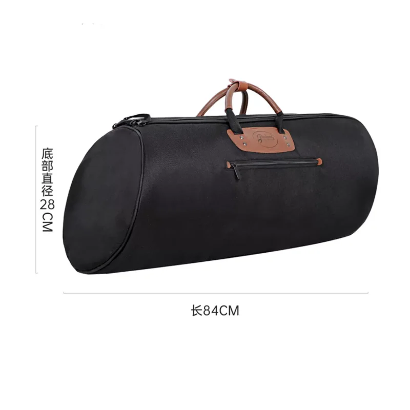 Portable Tenor Saxhorn Case, 3 Flat Key, Euphonium, Baritone Case, Thickening Portable Box Bag