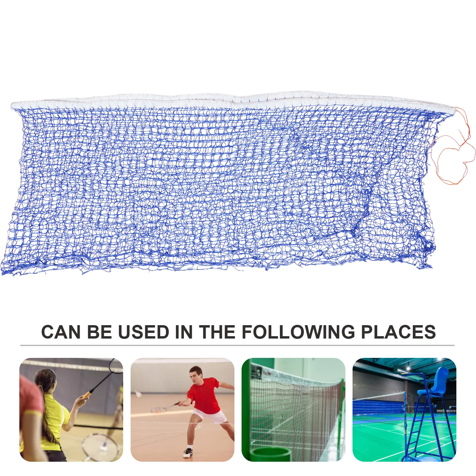 

Stable Badminton Net with Small Mesh Prevents Ball Sticking Portable Outdoor Sports Net for Volleyball Pickleball Soccer Tennis
