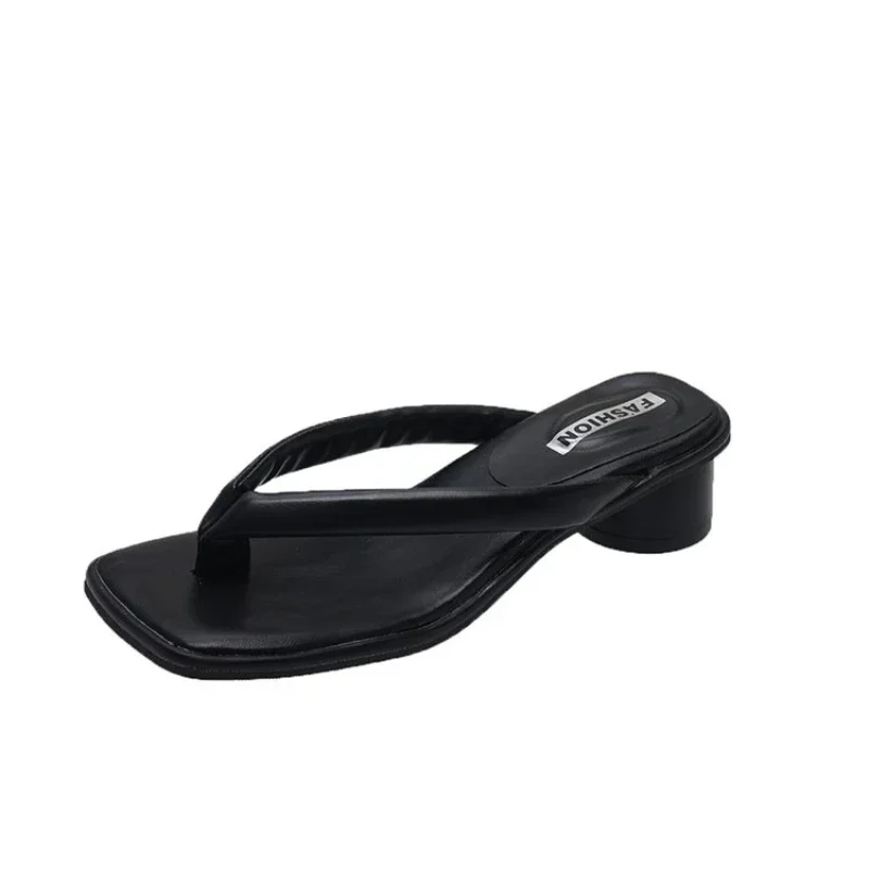 2024 Nieuwe Zomer Flip Flop Vrouwen Slipper Mode Comfort Clip Teen Hakken Vrouwen Glijbanen Dames Rome Strand Sandaal Schoenen