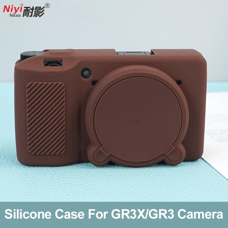 

GR3 Soft Silicone Case Full-body Camera Protective Base With Lens Cap for Ricoh GR3X GR3 Digital Camera Bag
