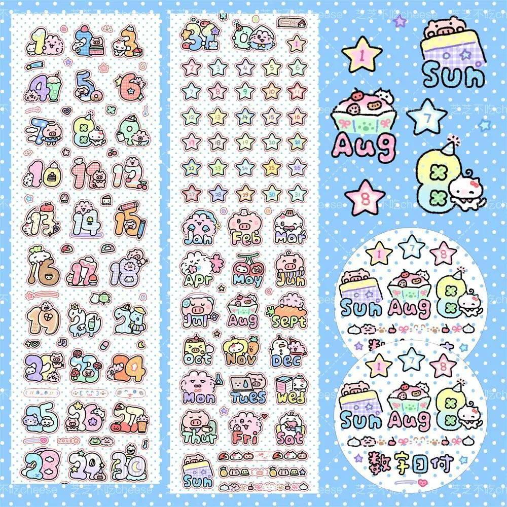 Zhizhi لا تأكل ملصق الدفع اليومي لفة بطاقة المجلات قطع شريط الفيلم الديكور