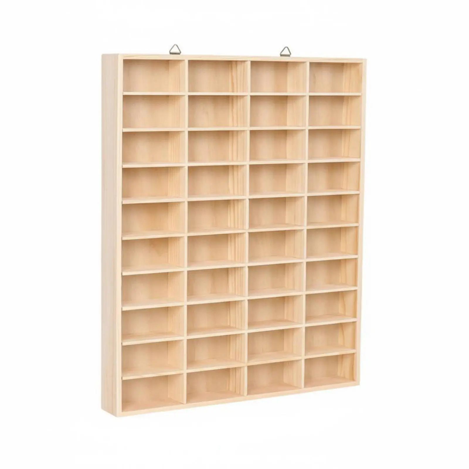 Dustproof Toy Car Storage Cabinet Solid Wood Display Case for 1 64 Diecast Models Garage Organization