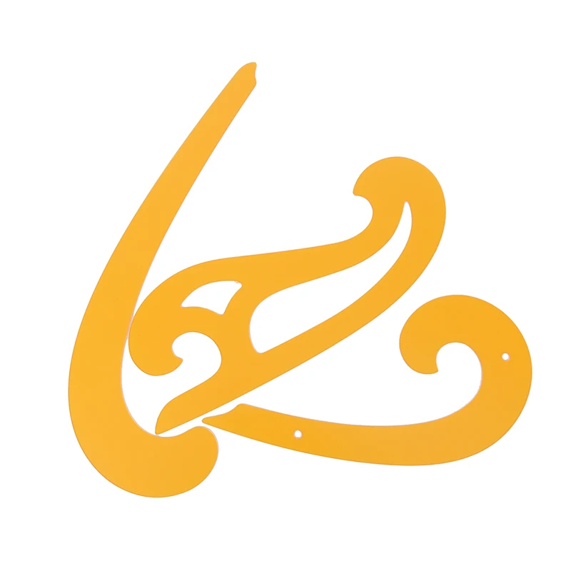 Comma Shape Measuring Tools Template Drawing Painting Craft Tool DIY Plastic Ruler French Curve Rule Gauges Tailor hot