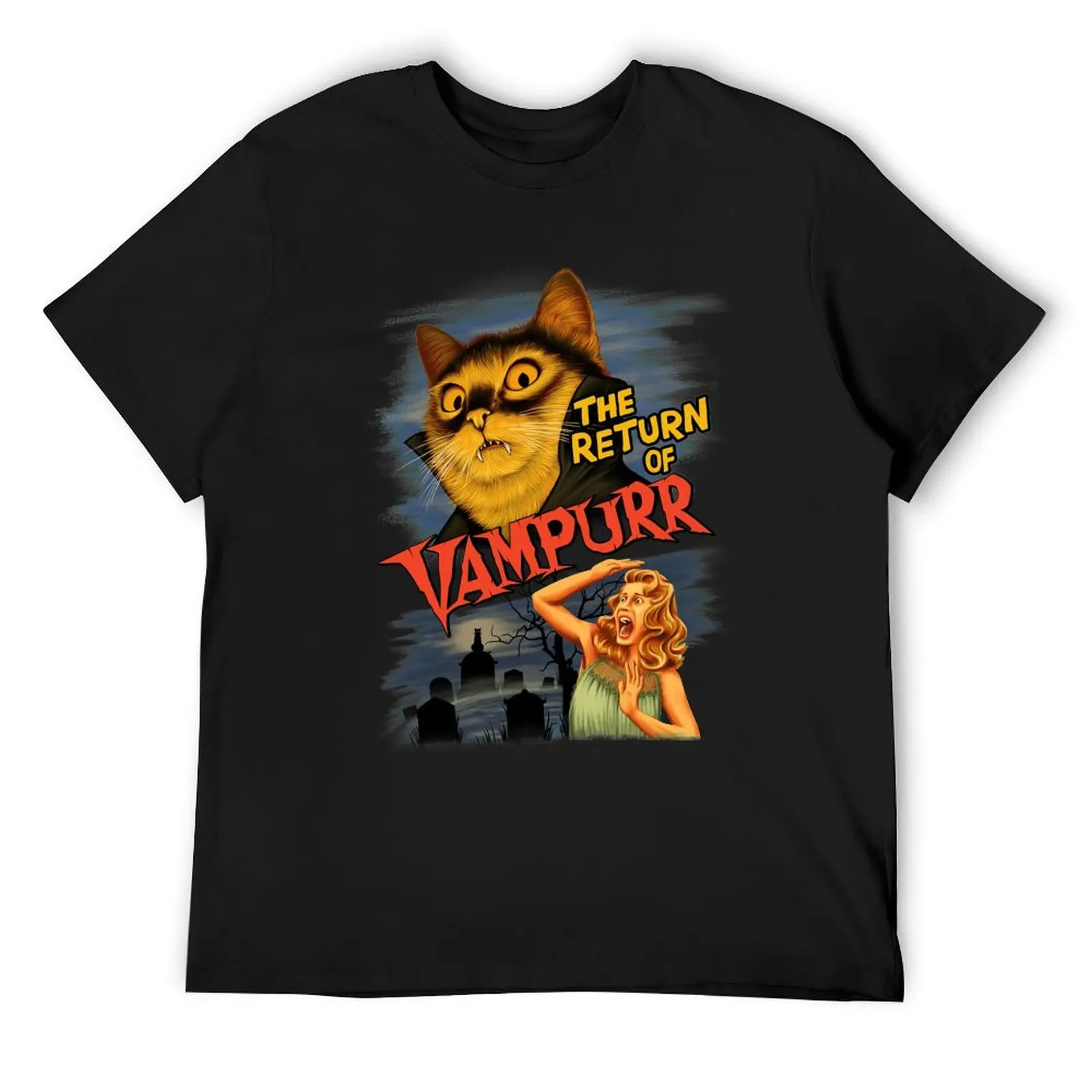 

The Return of Vampurr T-Shirt oversized t shirt anime clothes vintage t shirts luxury t-shirt mens t shirt graphic