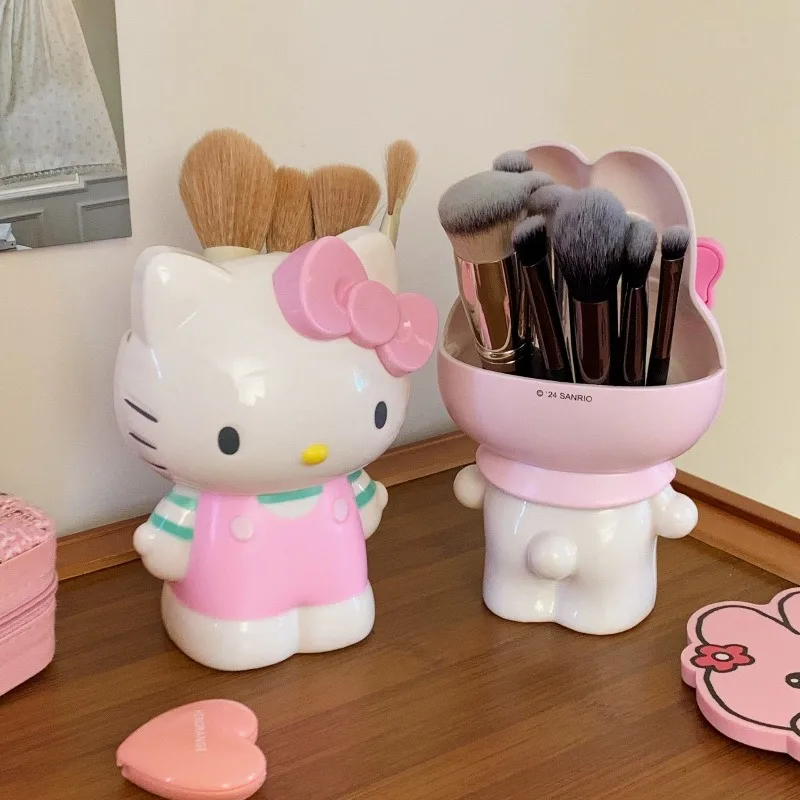 My Melody Pen Holder Student Dormitory Cute Desktop Makeup Storage Box New School Office Large Capacity on The Table Pen Holder