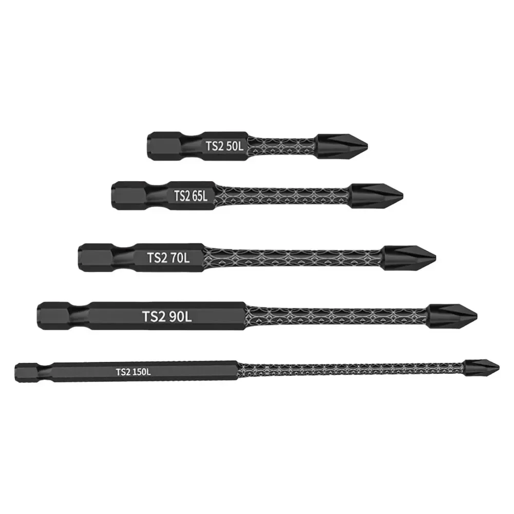 Imagem -03 - Cruz Chave de Fenda Magnética Bit Liga de Aço Anti-deslizamento Longo Brocas Alta Dureza Driver Bit para Ferramenta de Perfuração Elétrica 1pc Ph2