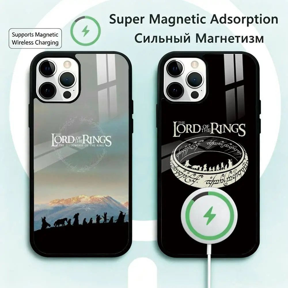 

The Lord of the R-Rings Phone Case For iPhone17,16,15,14,13,12,11 Plus,Pro Magnetic Supports Magnetic Wireless Charging