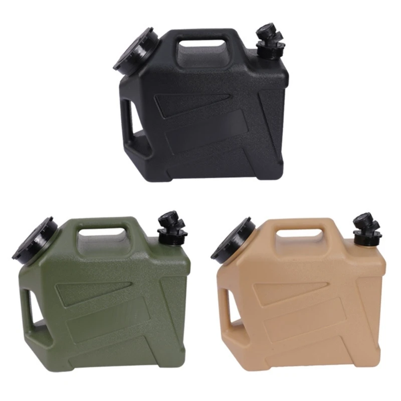 

Water Container with Spigot 12L Water Jugs Water Storage Carriers Water Tank Portable Camping Emergency Water Storage