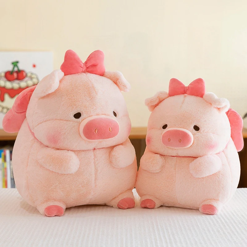 

Kawaii плюшевая игрушка Lulu Pig, мягкая кукла, милый детский подарок на день рождения для детей, декор комнаты в общежитии для девочек, идеально подходящий для студентов