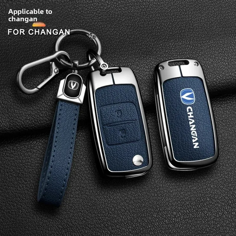 Zinc alloy car key case for Changan CS15 Eado Raeton CS35 Plus CS55 CS75 J35 Hunter F70 CS95 CS85 CS1 CV1 Alsvin V3 V5 V7 2