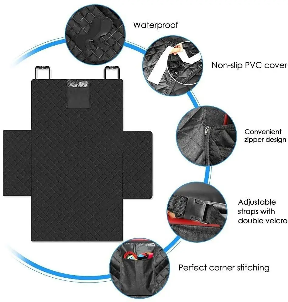 Dog Carrier Wear-resistant Dog Car Seat Cover For SUV Waterproof Portable Durable Liner Cover Protects Vehicle Easy To Install image 2