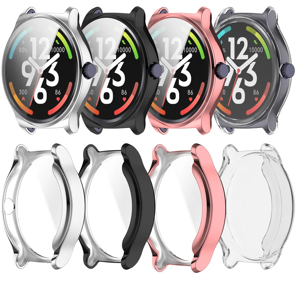 HayLou Solar Lite용 케이스 커버 및 강화 유리 스크린 보호대, 하이 퀄리티 TPU 슬림 보호 액세서리, R001 용