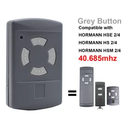 HORMANN 40 685 MHz Gray Button Hormann hsm4 HSM2 HSE4 Garage Door Remote Control Low Frequency 40.685MHz Replicator