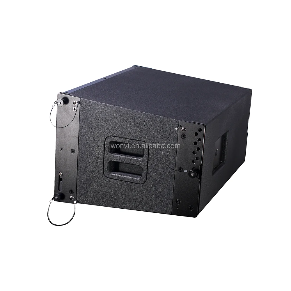 Altavoces line array individuales de 12 "+ altavoces subwoofer line array con alimentación individual de 18", altavoces line array para iglesia