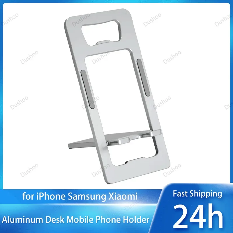 Aluminum Alloy Desktop Mobile Phone Tablet Holder Foldable Stand Phone Bracket Bottle Opener For iPhone Samsung Xiaomi iPad