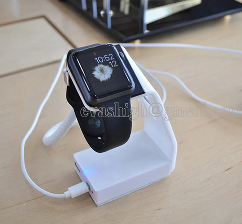 iWatch Anti-Theft Alarm Stand Security Display Burglar Alarm Holder for Retail Store Loss Prevention Watch Holder