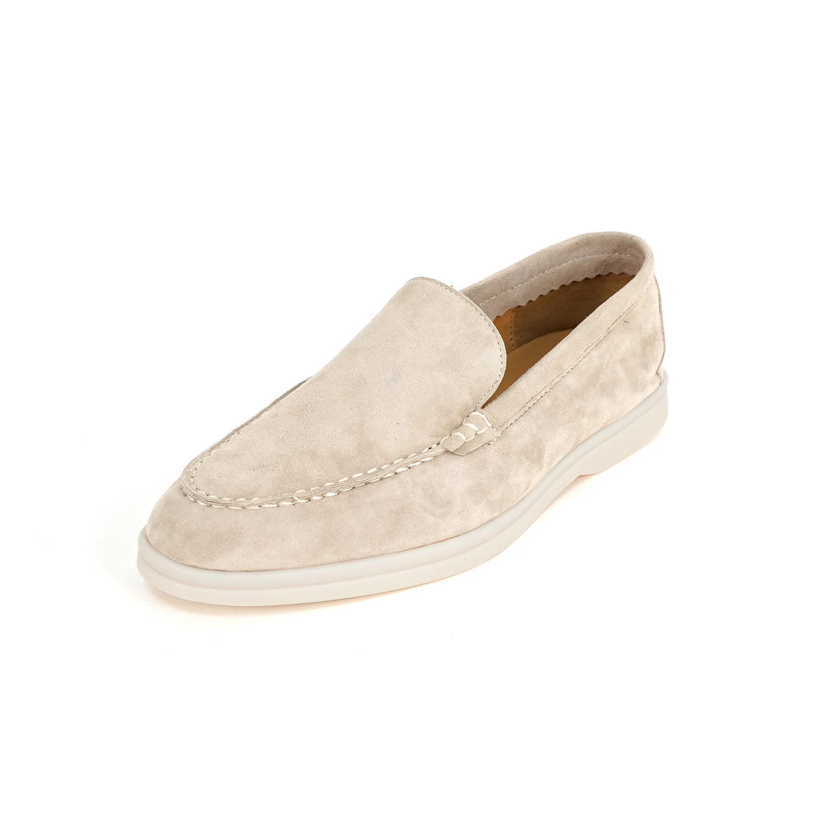 Lente En Herfst Hete Dames Le Fu Schoenen Klassieke Ronde Hoofd Ondiepe Mond Echt Lederen Damesschoenen Retro Dagelijkse Schoenen