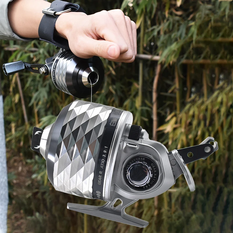 

Металлическая рыболовная катушка для улицы, с 4+1 + 2 подшипниками и передаточным числом 3,9:1, профессиональная рыболовная катушка для ловли рогатки