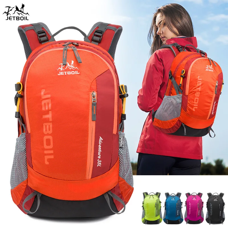 

35L Outdoor Fishing Multifunctional Sports Bag Tourism Nylon Student Backpack Waterproof Hiking Camping Ultralight Cycle Bag