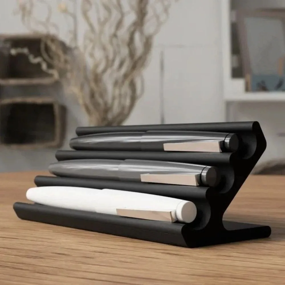 

Простой трехслойный держатель для ручек, трапециевидные водонепроницаемые органайзеры для ручек, настольный орнамент, многофункциональная отделка канцелярских принадлежностей