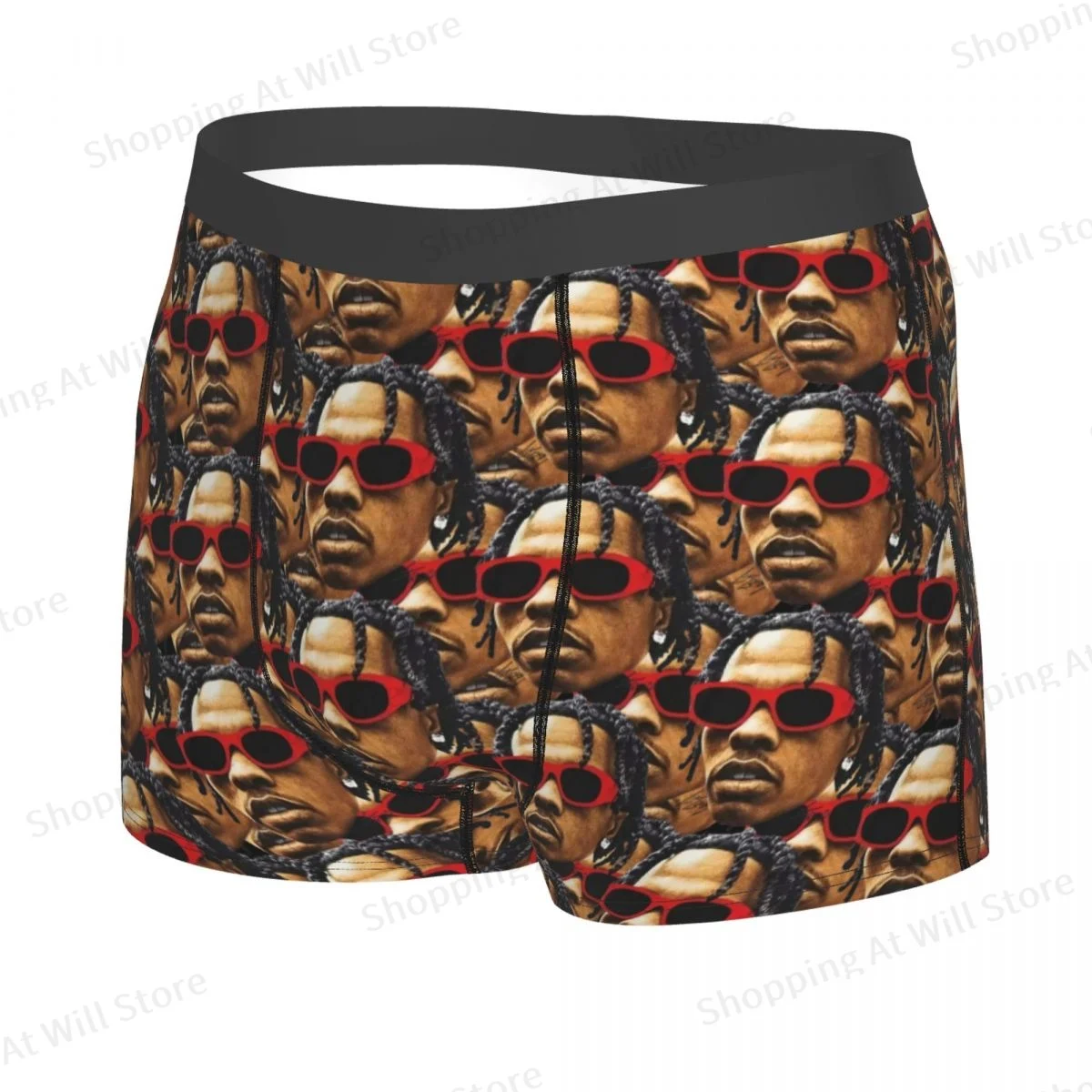 Hip Hop Rapper Lil Baby Graphic Man's Printed Boxer Briefs Underwear Highly Breathable Top Quality Birthday Gifts