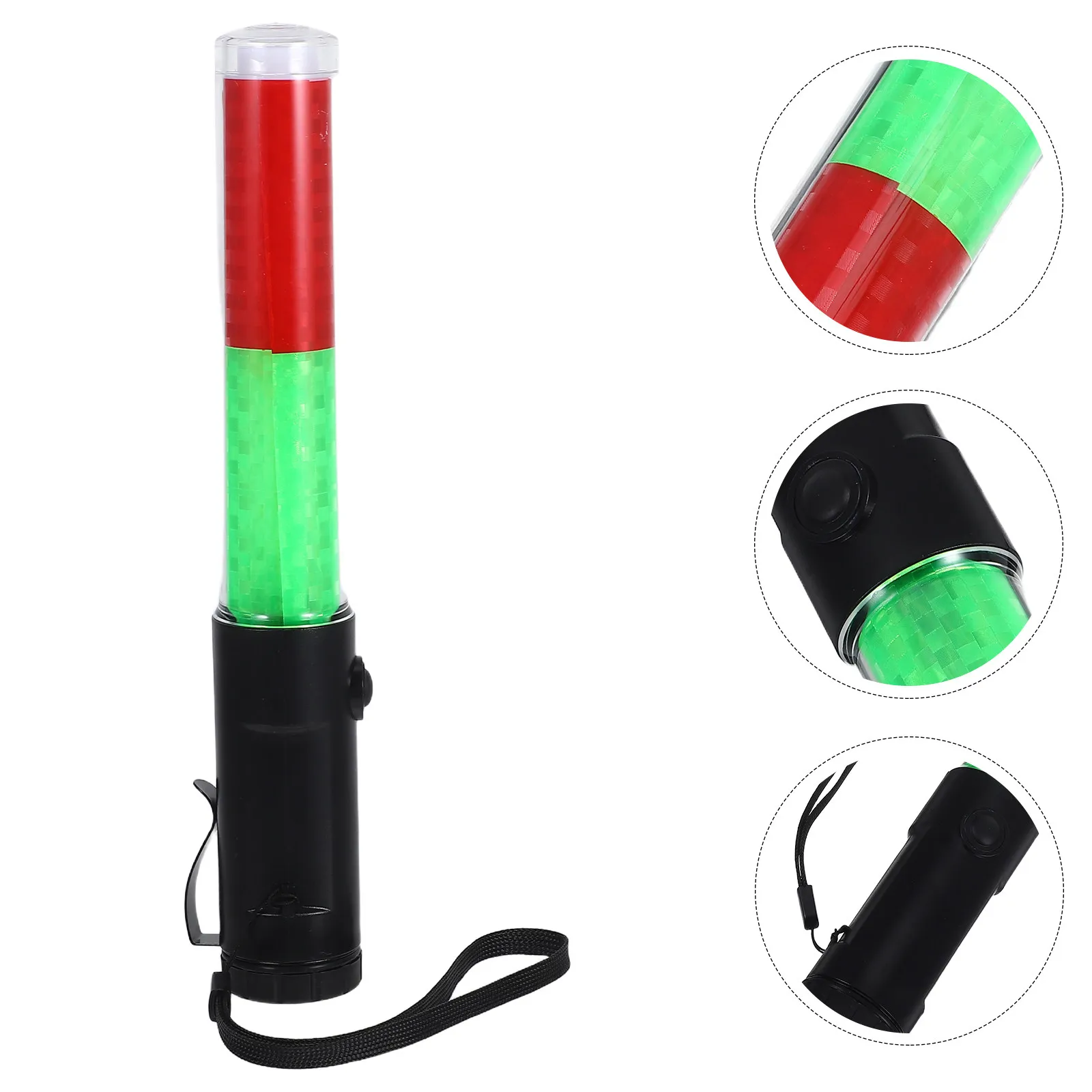 LED Warning Light Wand 26Cm Traffic Control Stick Magnetic Hook Emergency Outdoor Concert Party Traffic Signal Light