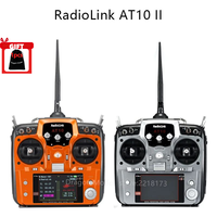 Radiolink AT10 II 12CH RC Transmitter and Receiver R12DS 2.4G DSSS&FHSS Radio Remote Controller for RC Drone/ Fixed Wing FPV