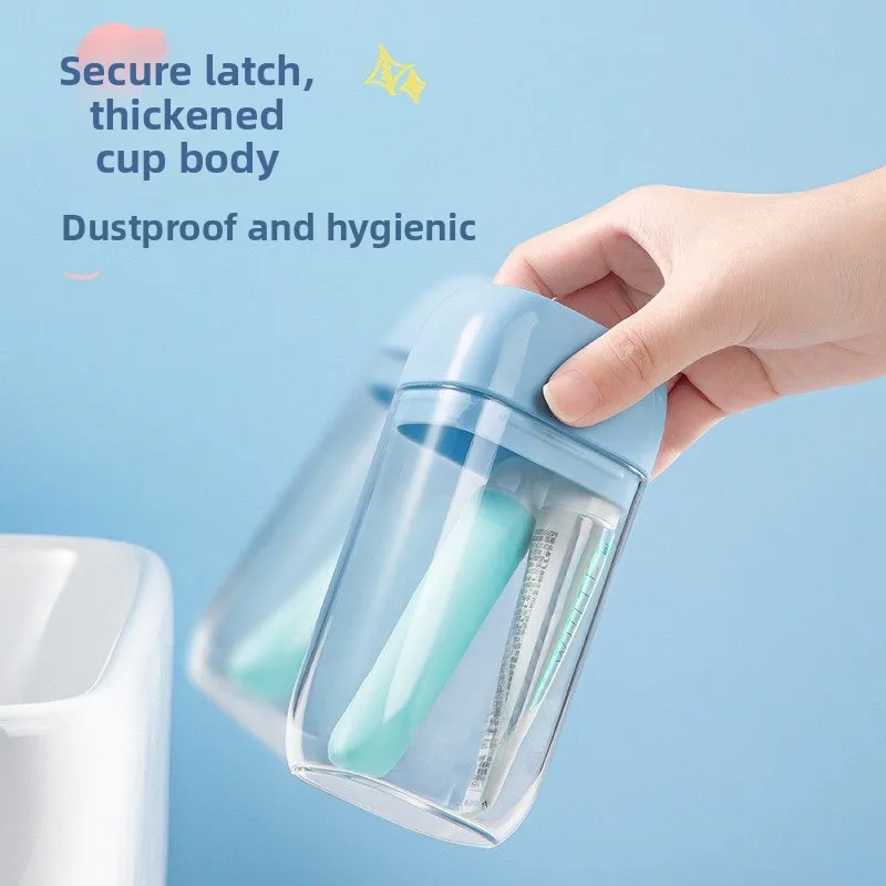 

Travel Dental Care Kit Portable Toothbrush Cup Toothpaste Cups Oral Care Set for Children Business Trips Daily Use