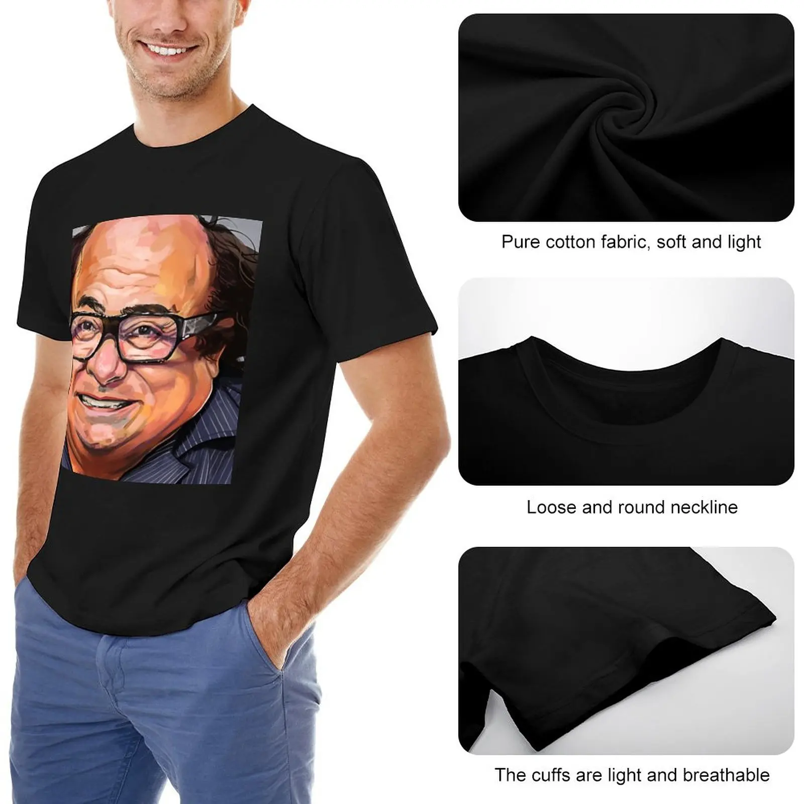 Devito T-Shirt summer tops custom t shirt men clothing